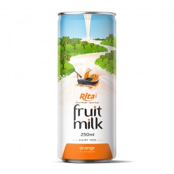 best tropical  orange fruit milk 250ml canned